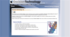 Desktop Screenshot of decision-technology.com